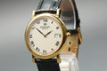 Near MINT Raymond Weil Geneve 9187 33mm Quartz Roman Dial Gold Men's Vintage