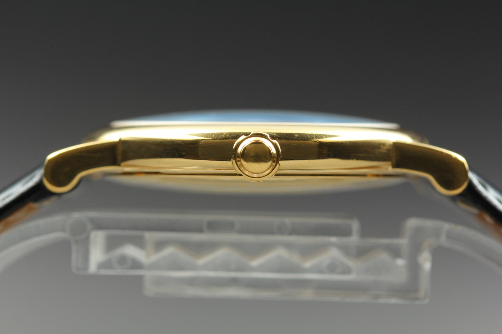 Near MINT Raymond Weil Geneve 9187 33mm Quartz Roman Dial Gold Men's Vintage