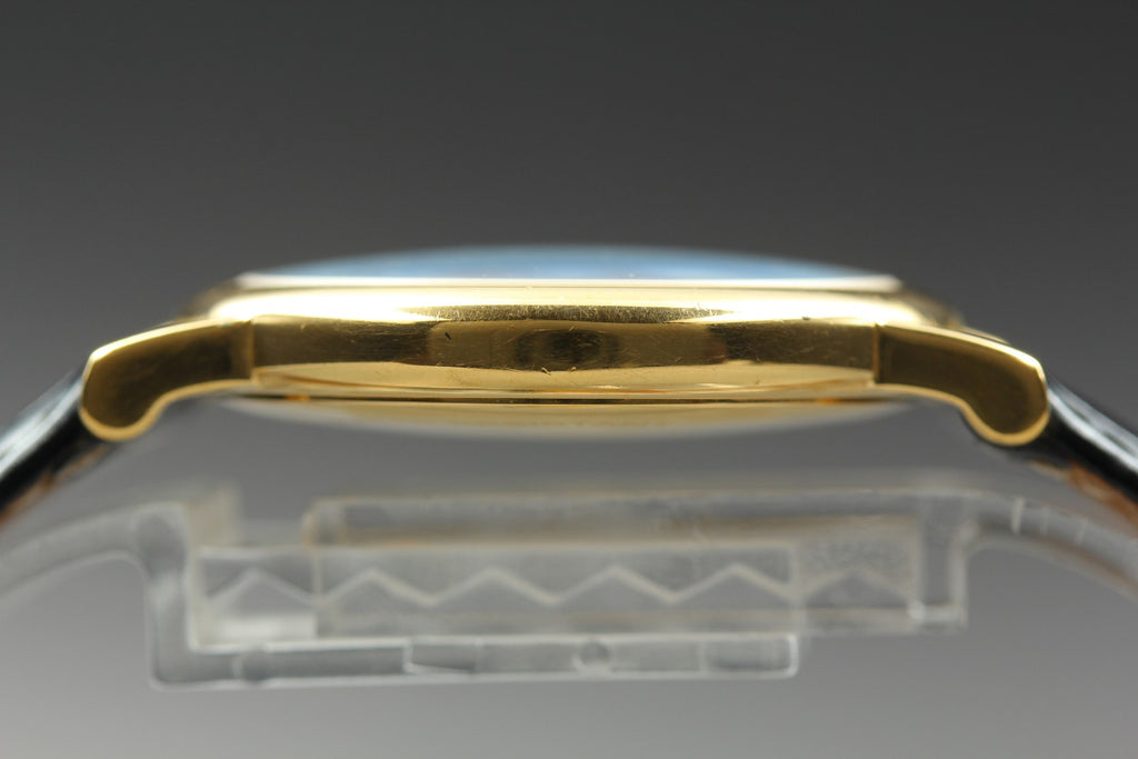 Near MINT Raymond Weil Geneve 9187 33mm Quartz Roman Dial Gold Men's Vintage