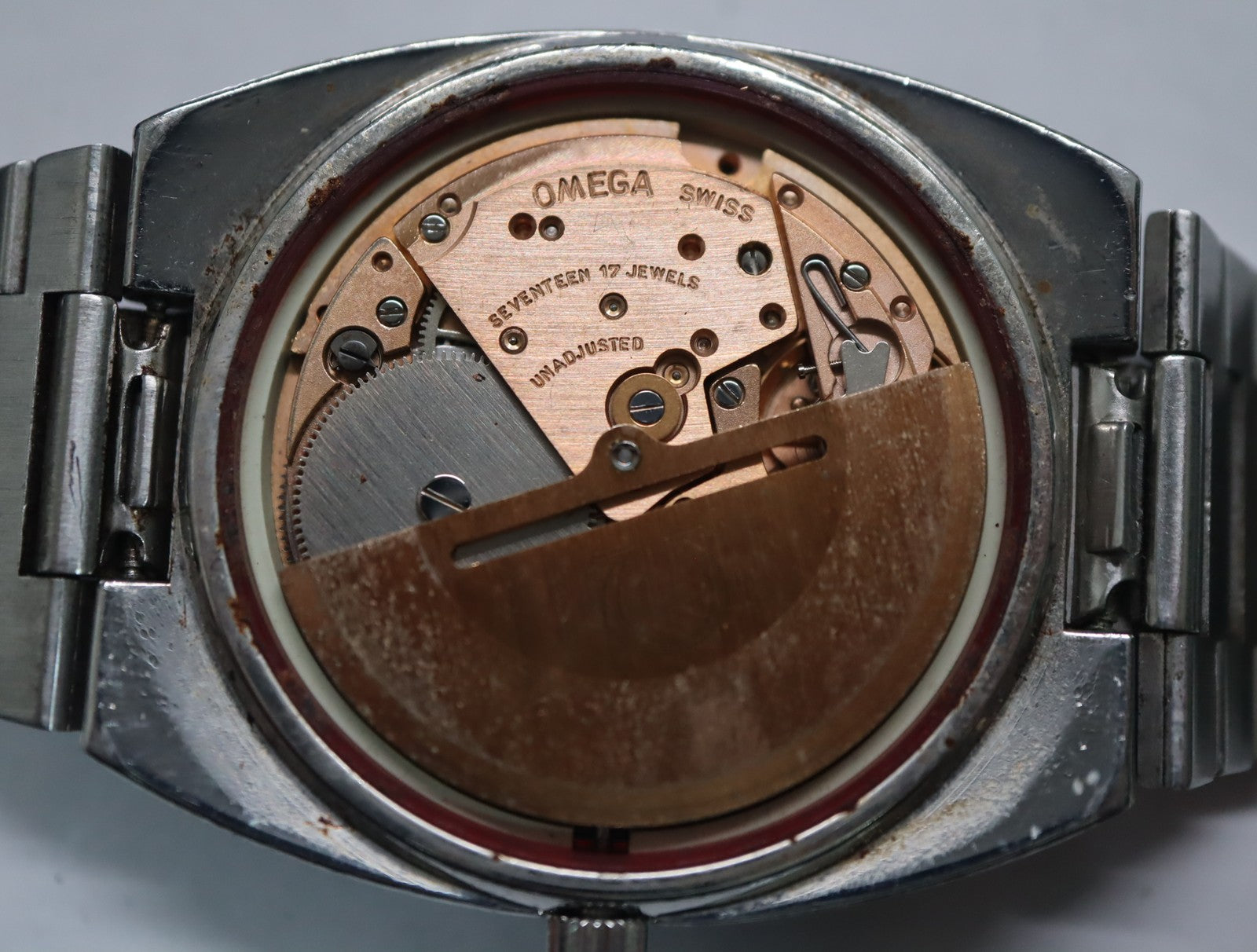 Near MINT OMEGA Seamaster 35mm 166.0216.2 Automatic Blue Dial Men's Vintage