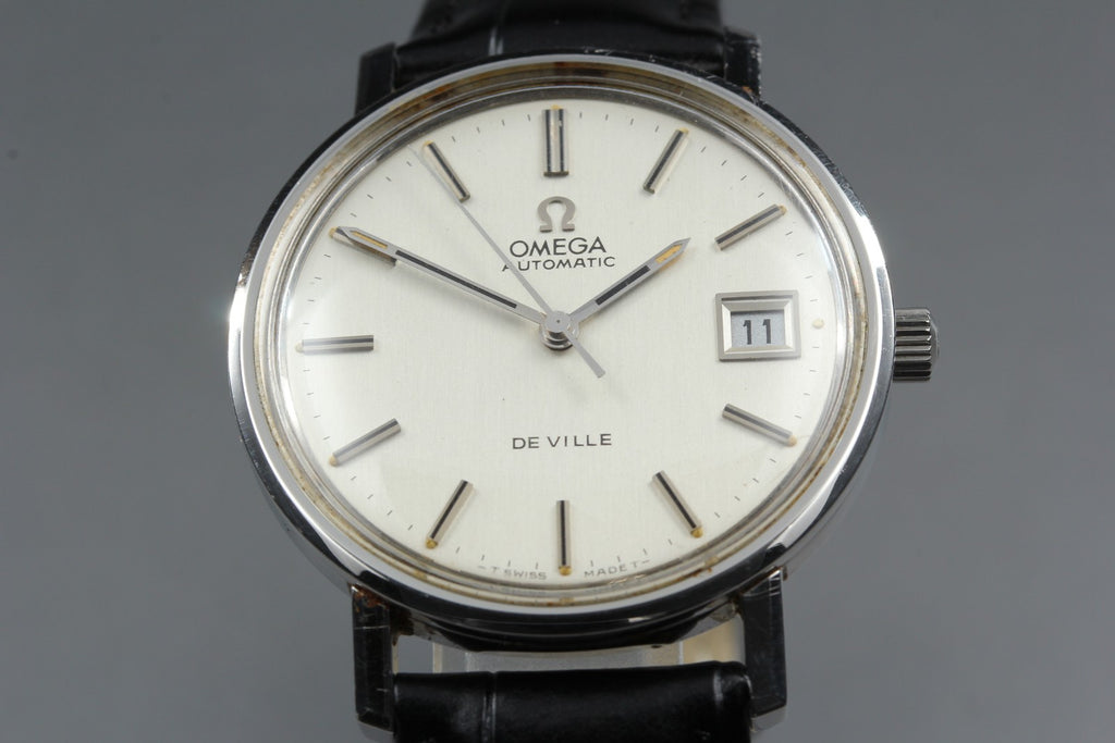 Near MINT OMEGA De Ville 35mm TOOL.106 Automatic Silver Dial Men's Vintage