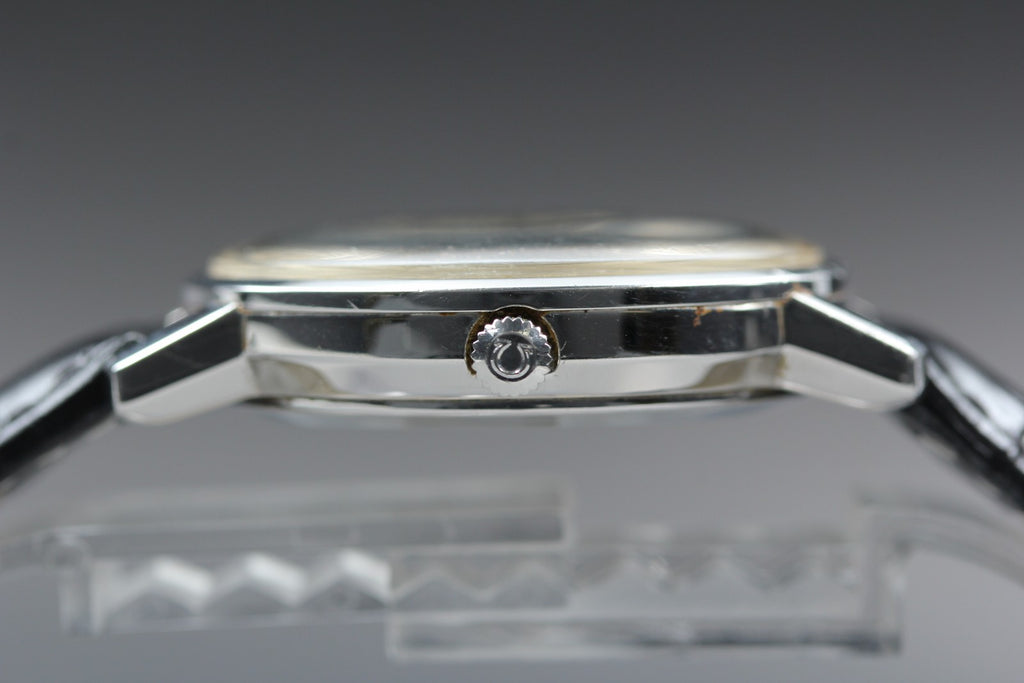 Near MINT OMEGA De Ville 35mm TOOL.106 Automatic Silver Dial Men's Vintage