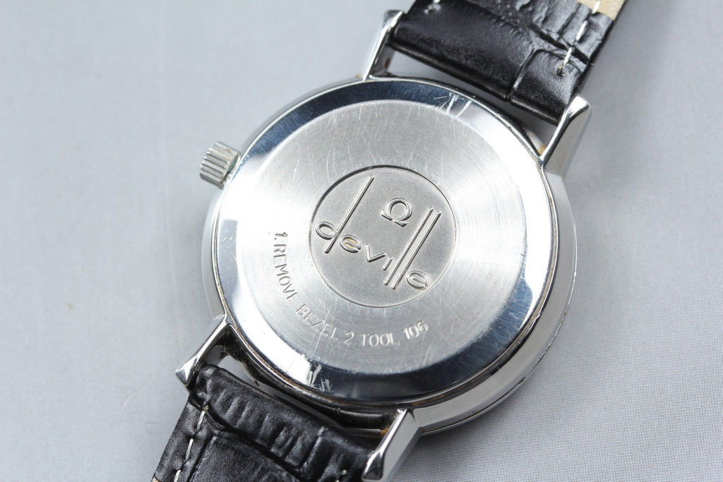 Near MINT OMEGA De Ville 35mm TOOL.106 Automatic Silver Dial Men's Vintage
