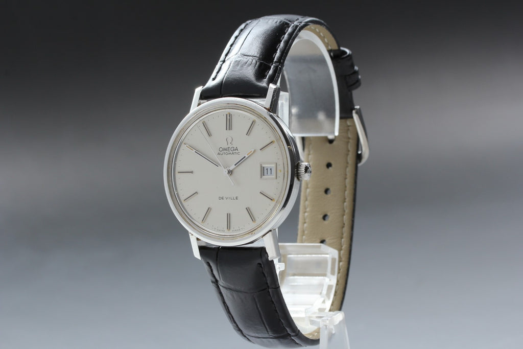 Near MINT OMEGA De Ville 35mm TOOL.106 Automatic Silver Dial Men's Vintage
