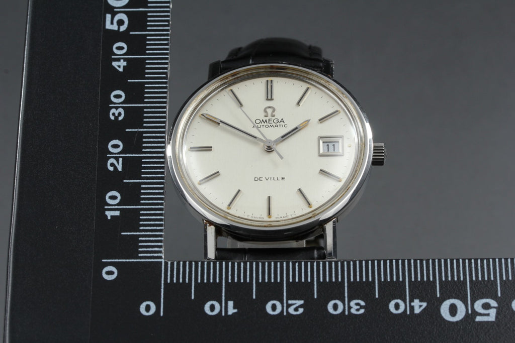 Near MINT OMEGA De Ville 35mm TOOL.106 Automatic Silver Dial Men's Vintage