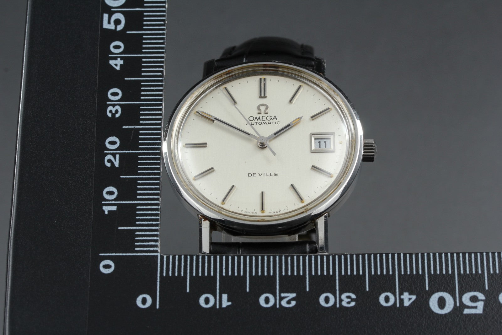 Near MINT OMEGA De Ville 35mm TOOL.106 Automatic Silver Dial Men's Vintage