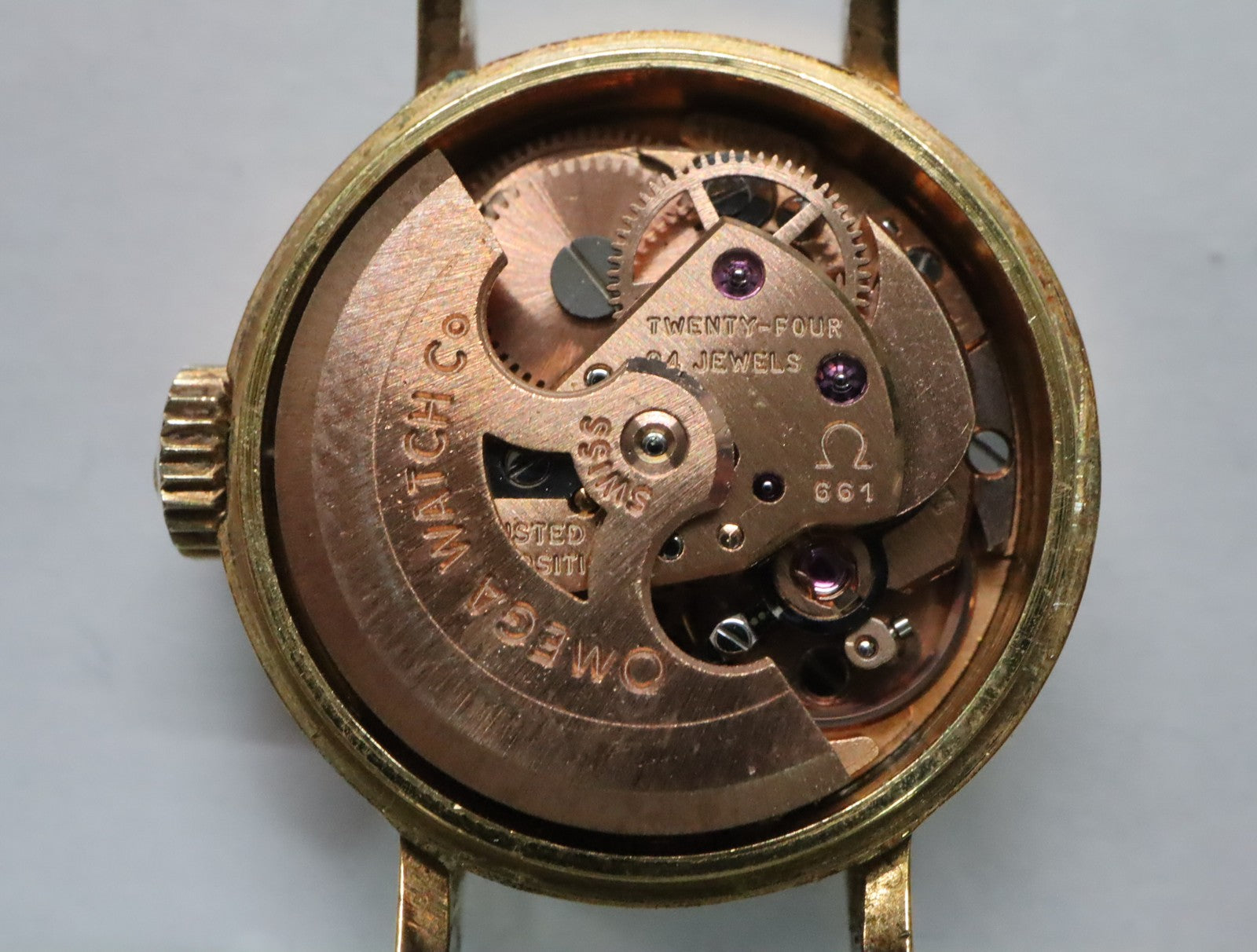 1969 Near MINT OMEGA De Ville 18mm 551.037 Automatic Silver Dial Women's Vintage