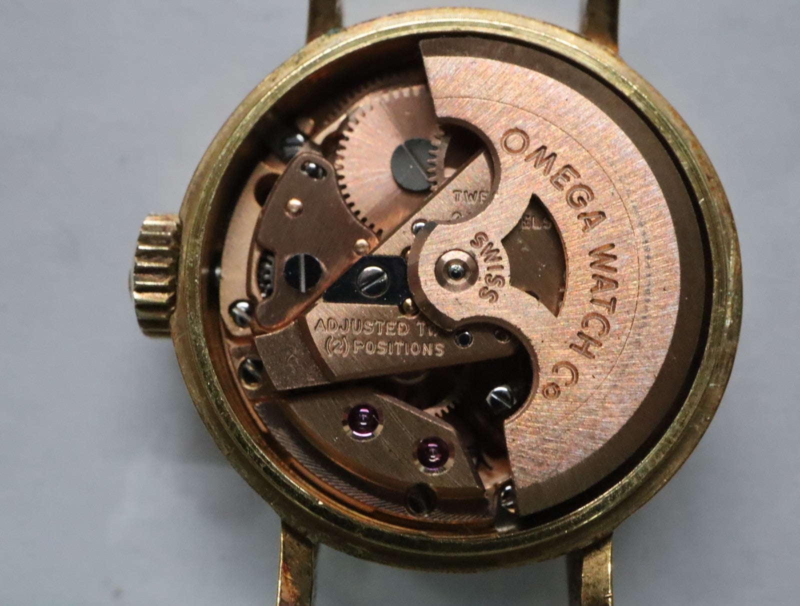 1969 Near MINT OMEGA De Ville 18mm 551.037 Automatic Silver Dial Women's Vintage