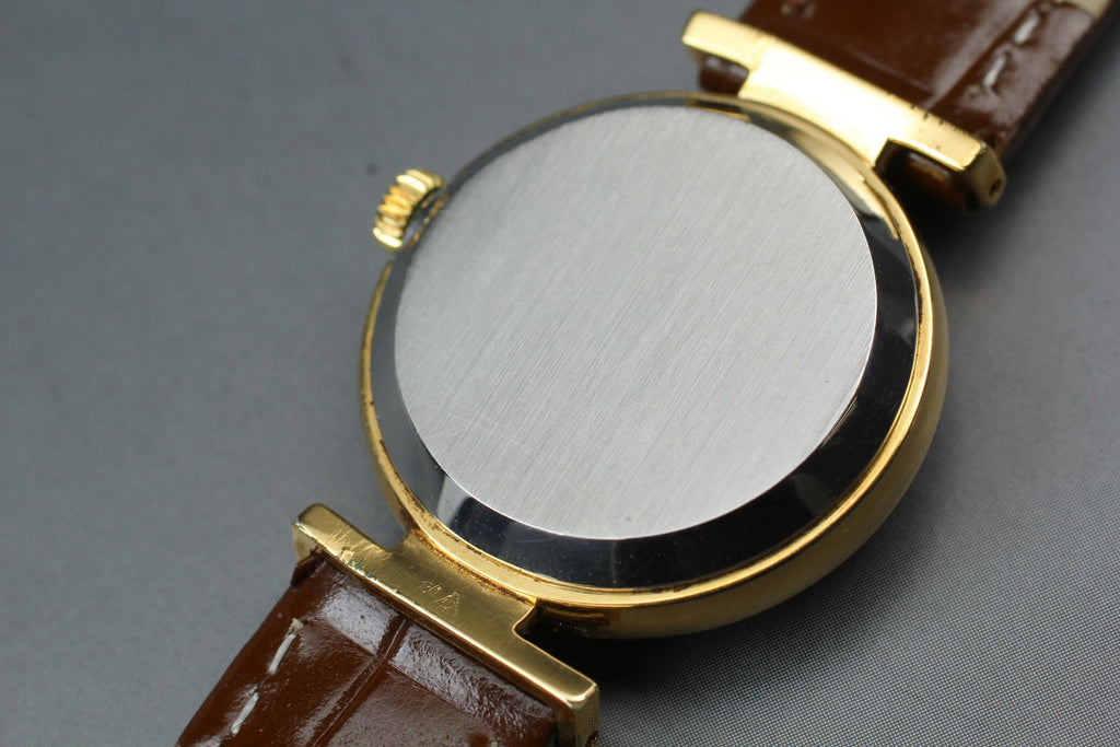 1979 Near MINT OMEGA De Ville 25mm 511.0557 Manual Gold Dial Women's Vintage