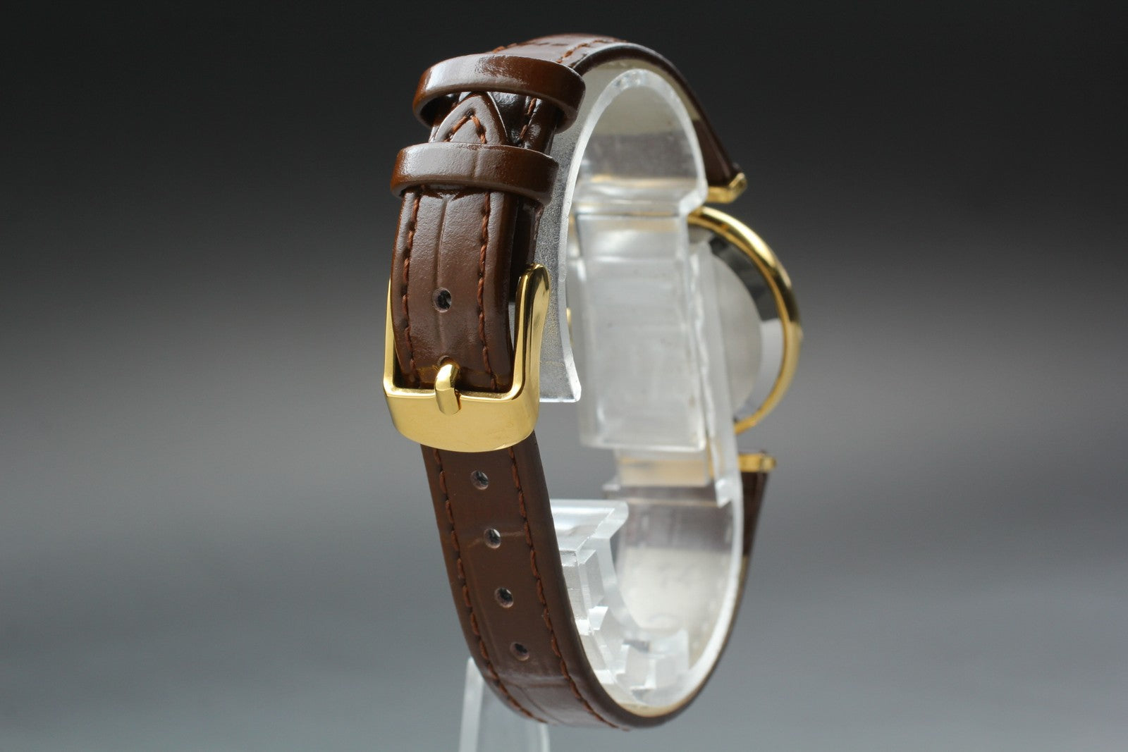 1979 Near MINT OMEGA De Ville 25mm 511.0557 Manual Gold Dial Women's Vintage