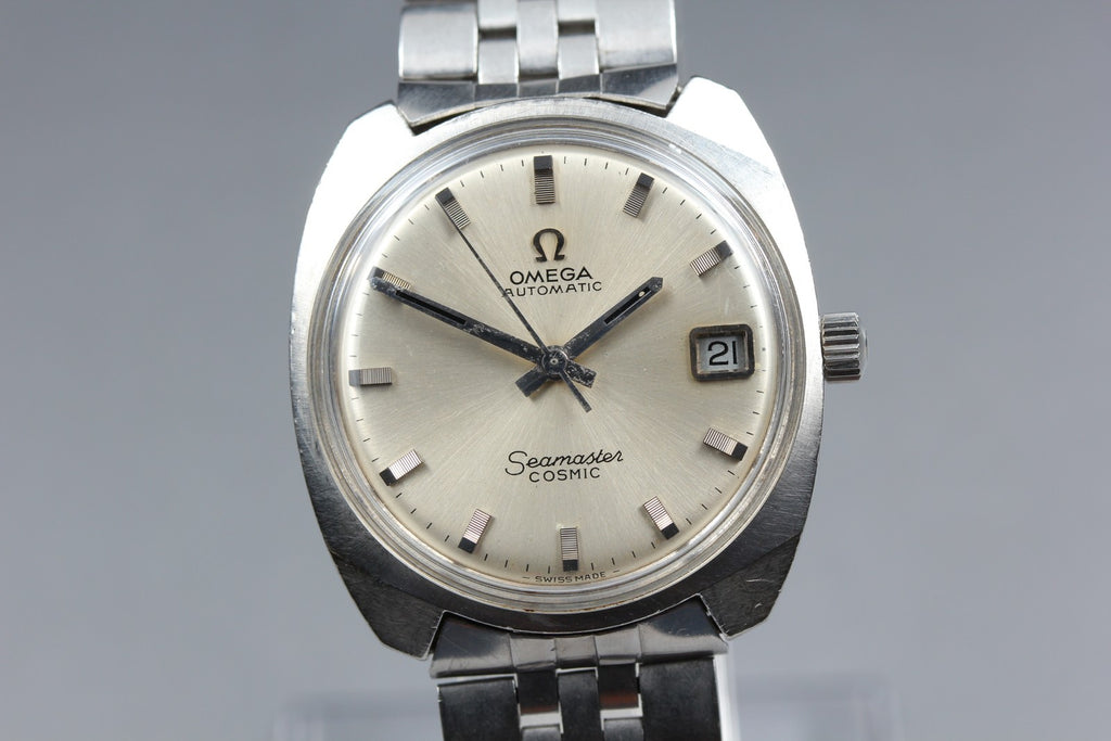 OMEGA Seamaster COSMIC 33mm 166.022 Automatic Silver Dial Men's Vintage Exc+5
