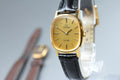 1979 Near MINT OMEGA De Ville 21mm 511.0509 Manual Gold Dial Women's Vintage