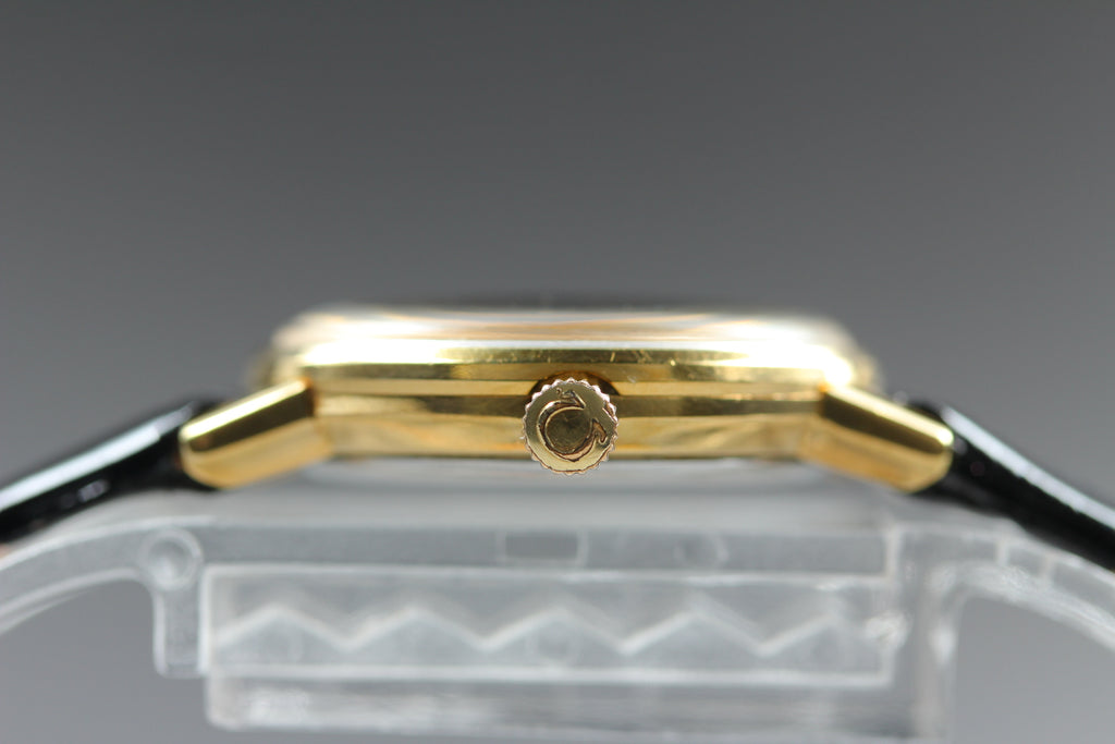 1972 Near MINT OMEGA Geneve 23mm 511.457 Manual Wind Gold Dial Women's Vintage