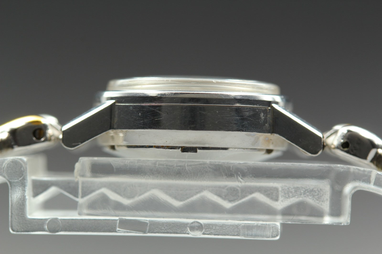 1970 Near MINT OMEGA De Ville 20mm 555.003 Automatic Silver Dial Women's Vintage