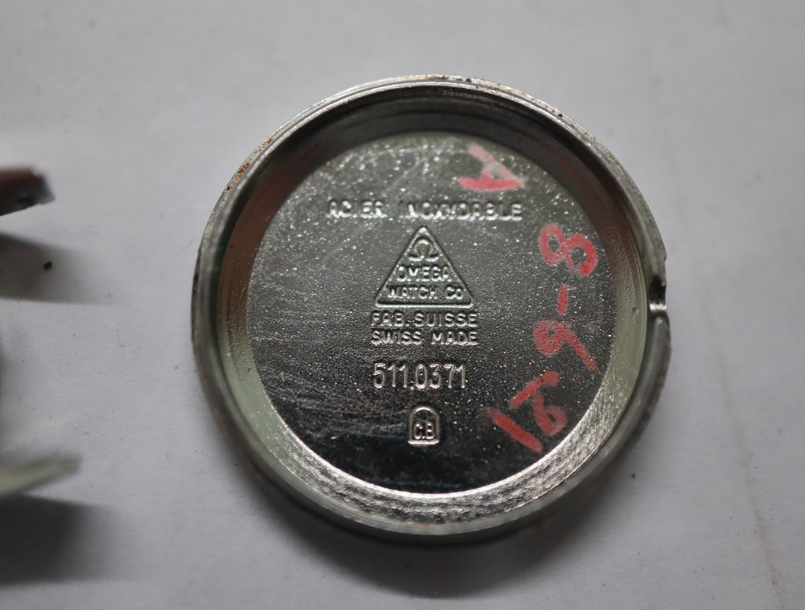 1972 Near MINT OMEGA De Ville 20mm 511.0371 Manual White Roman Women's Vintage