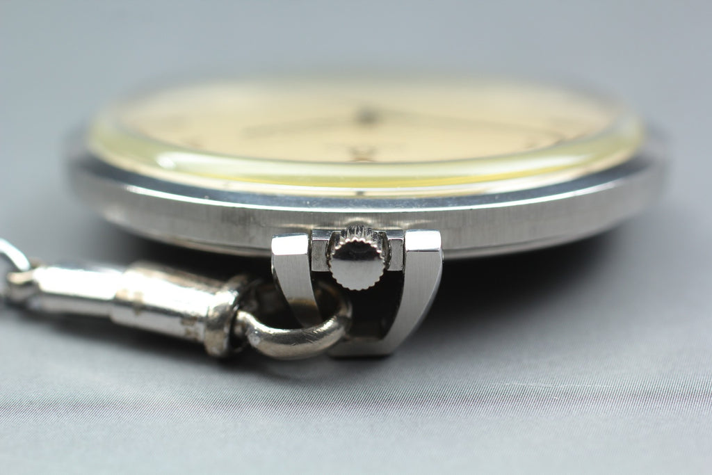 1972 Near MINT OMEGA De Ville Pocket Watch 44mm 131.1746 Manual Silver Dial Men