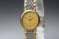 1992 Near MINT OMEGA De Ville 22mm 795.0897.2 Quartz Gold Dial Women's Vintage