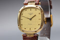 LONGINES 150 6877 30mm Quartz L150.2 Gold Dial Men's Watch Vintage Exc+5