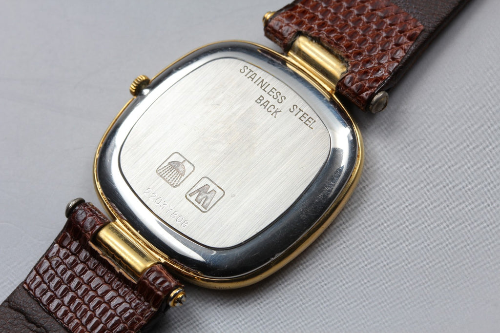 LONGINES 150 6877 30mm Quartz L150.2 Gold Dial Men's Watch Vintage Exc+5