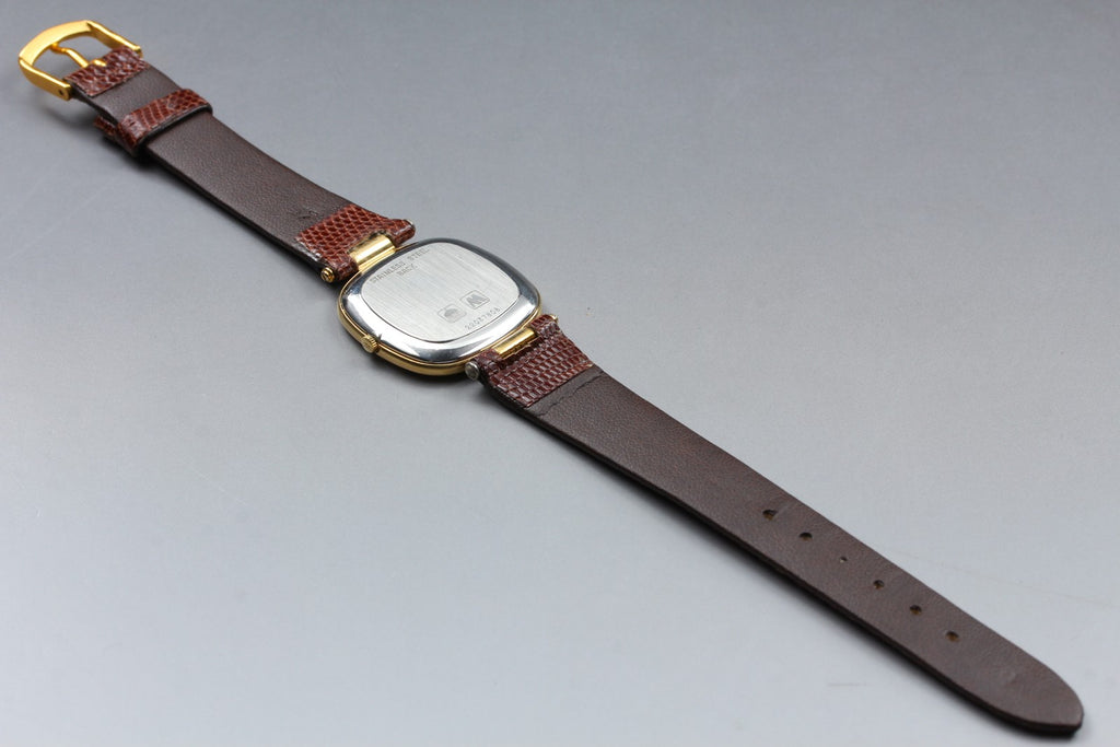 LONGINES 150 6877 30mm Quartz L150.2 Gold Dial Men's Watch Vintage Exc+5