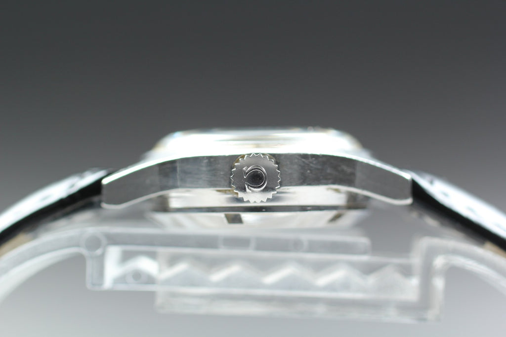 1969 Near MINT OMEGA Geneve 22mm 565.018 Automatic Silver Dial Women's Vintage