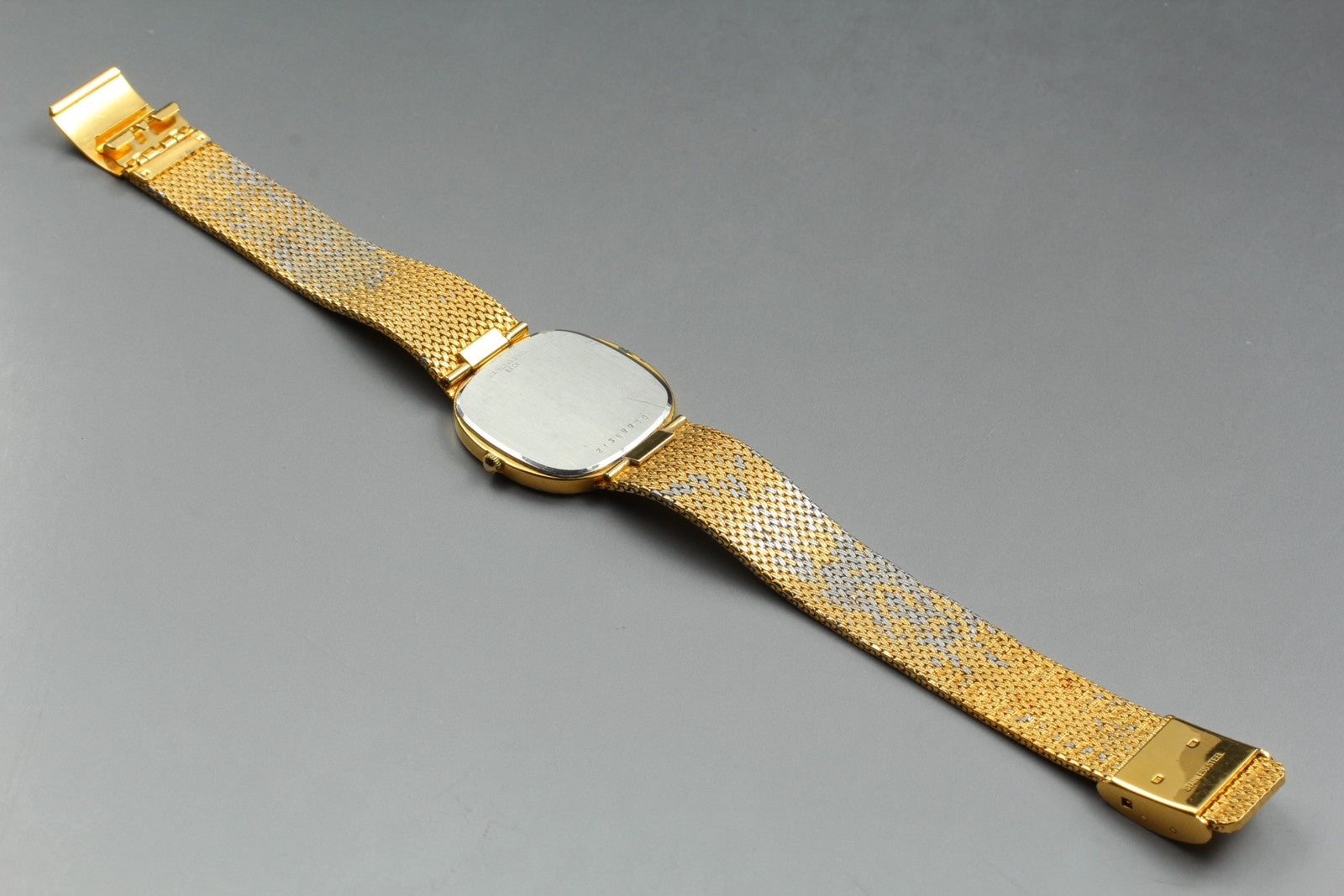 LONGINES 761 3266 30mm Quartz L761.2 Gold Plated Gold Dial Men's Vintage Exc+5