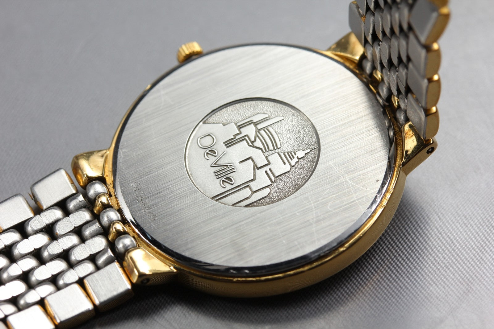 1993 Near MINT OMEGA De Ville 32mm 395.0875.2 Quartz Roman Dial Men's Vintage