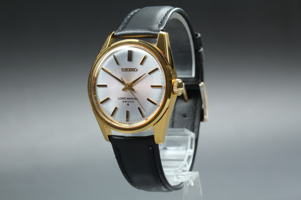 1977 Top MINT/Box SEIKO Lord Marvel 36000 35mm 5740-8000 Manual Men's Vintage