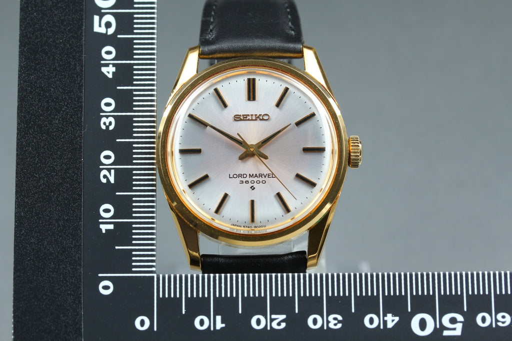 1977 Top MINT/Box SEIKO Lord Marvel 36000 35mm 5740-8000 Manual Men's Vintage