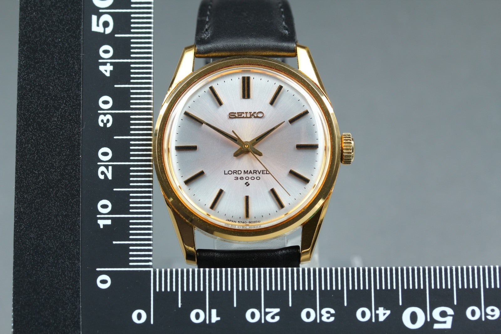 1977 Top MINT/Box SEIKO Lord Marvel 36000 35mm 5740-8000 Manual Men's Vintage