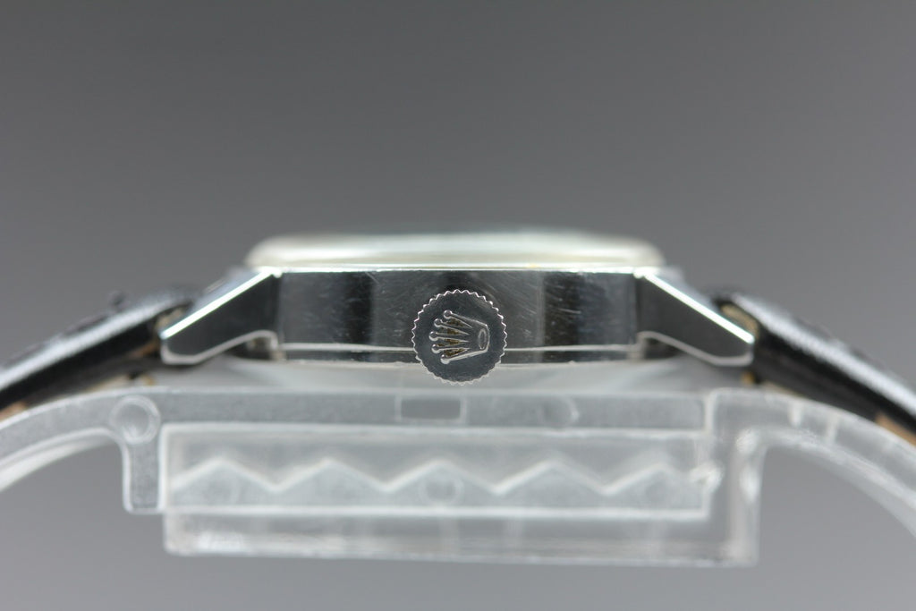 ROLEX Precision 2649 21mm Manual Wind Cal.1400 Silver Dial Women's Vintage Exc+5