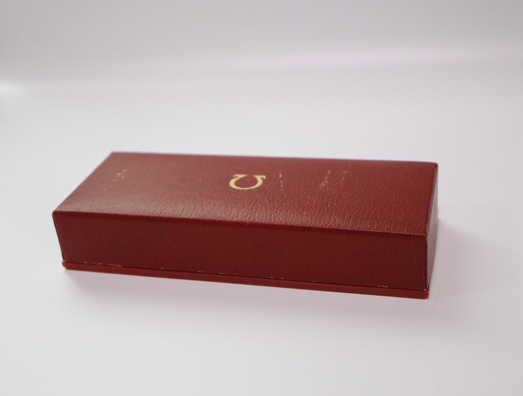Near MINT OMEGA Vintage Red Watch Box Genuine Case Only From JAPAN #2291