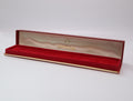 Near MINT OMEGA Vintage Red Watch Box Genuine Case Only for Women's JAPAN #2288