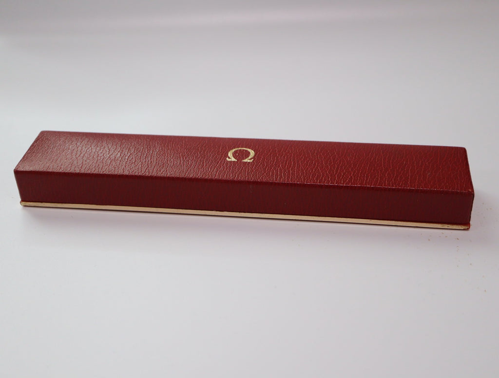 Near MINT OMEGA Vintage Red Watch Box Genuine Case Only for Women's JAPAN #2288