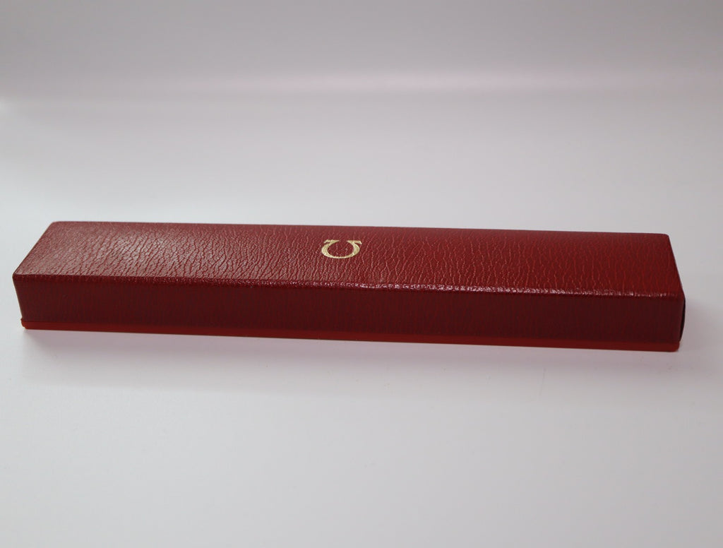 Near MINT OMEGA Vintage Red Watch Box Genuine Case Only for Women's JAPAN #2288