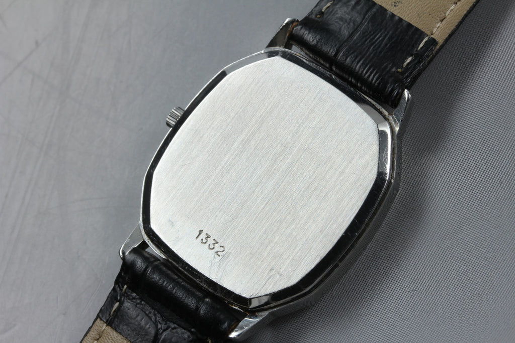 1979 Near MINT OMEGA De Ville 31mm 192.0048 Quartz Silver Dial Men's Vintage