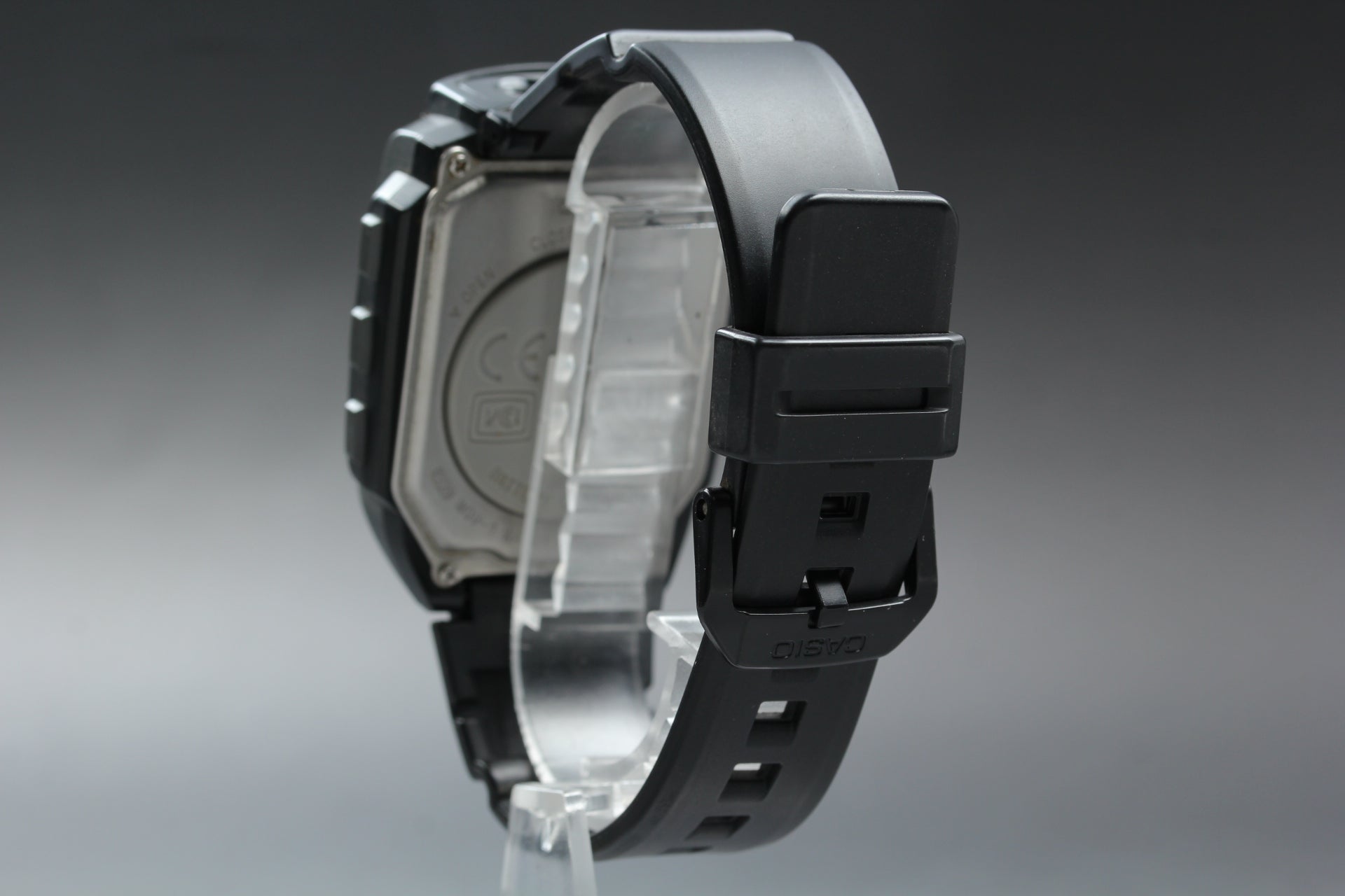 2000s Tested CASIO Wrist Camera WQV-1 39mm Quartz Black Gray Men's Vintage Exc+5
