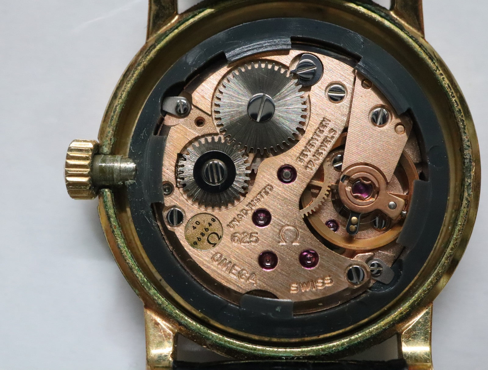 1977 Near MINT OMEGA De Ville 25mm 511.532 Manual Wind Gold Dial Women's Vintage