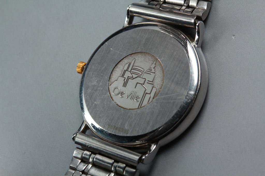 1992 Near MINT/Box Paper OMEGA De Ville 32mm 196.0312.1 Quartz Men's Vintage