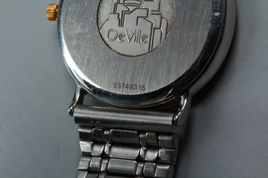 1992 Near MINT/Box Paper OMEGA De Ville 32mm 196.0312.1 Quartz Men's Vintage