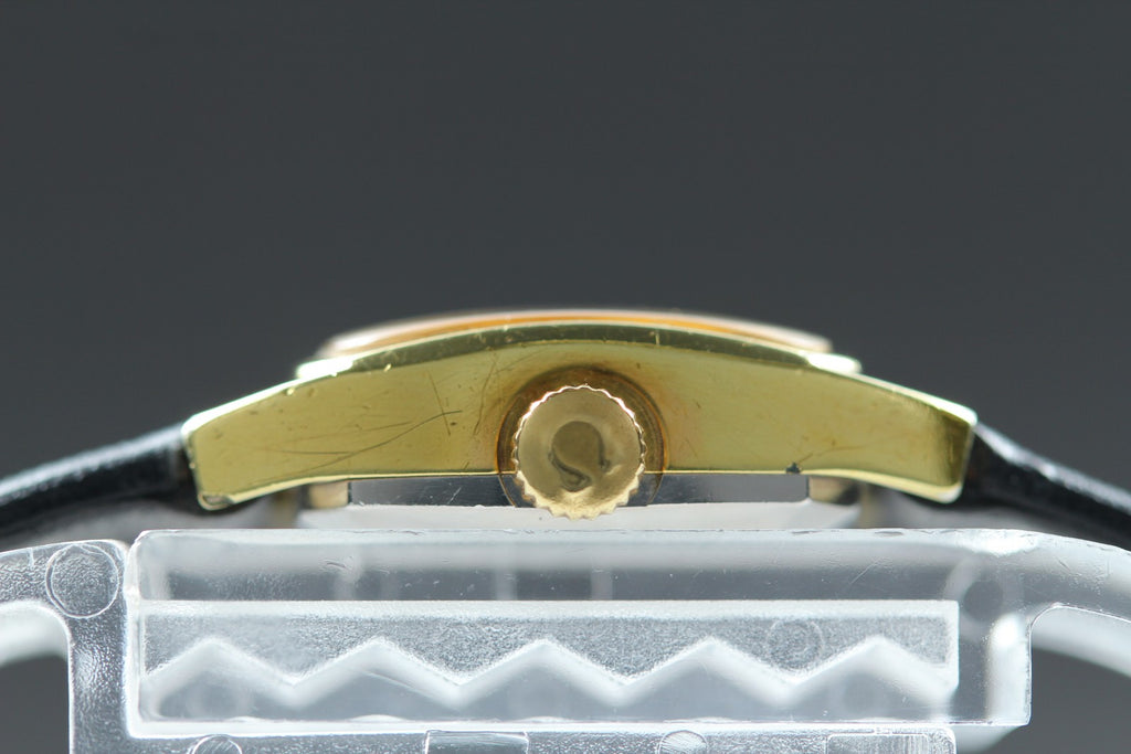 Serviced 1969 OMEGA De Ville 15mm 511.268 Manual Gold Dial Women's Vintage Exc+5
