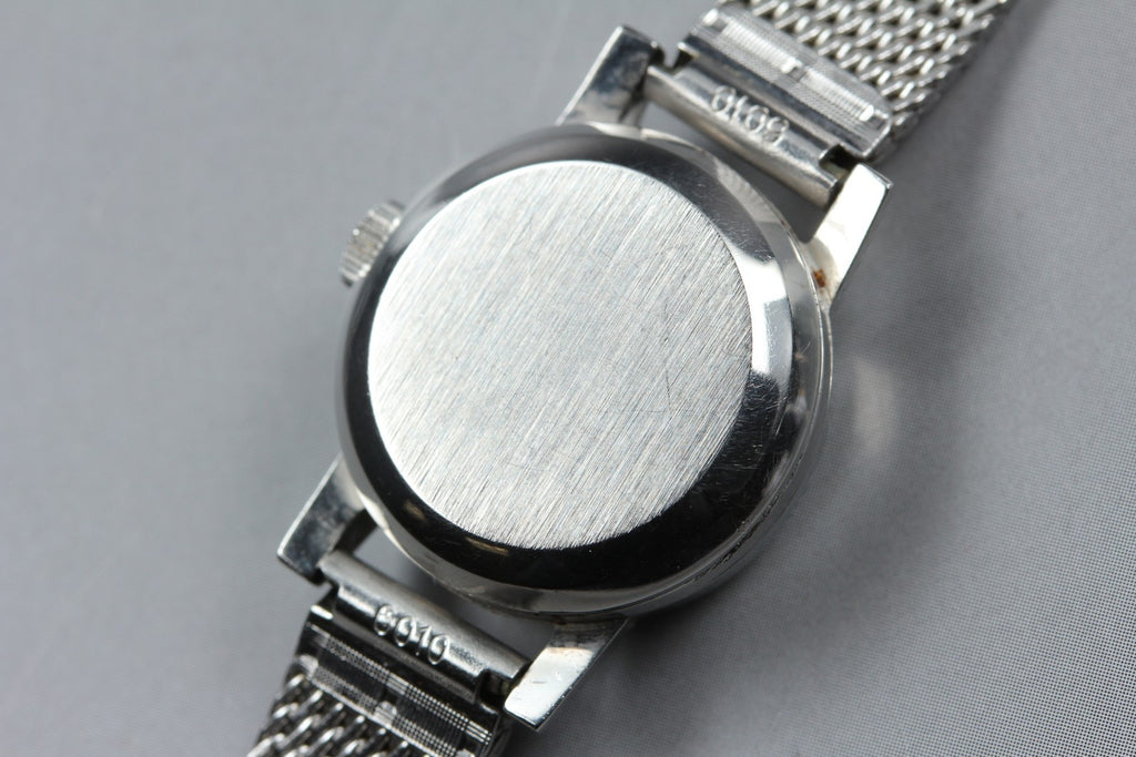 1969 Near MINT OMEGA Geneve 20mm 562.016 Automatic Silver Dial Women's Vintage