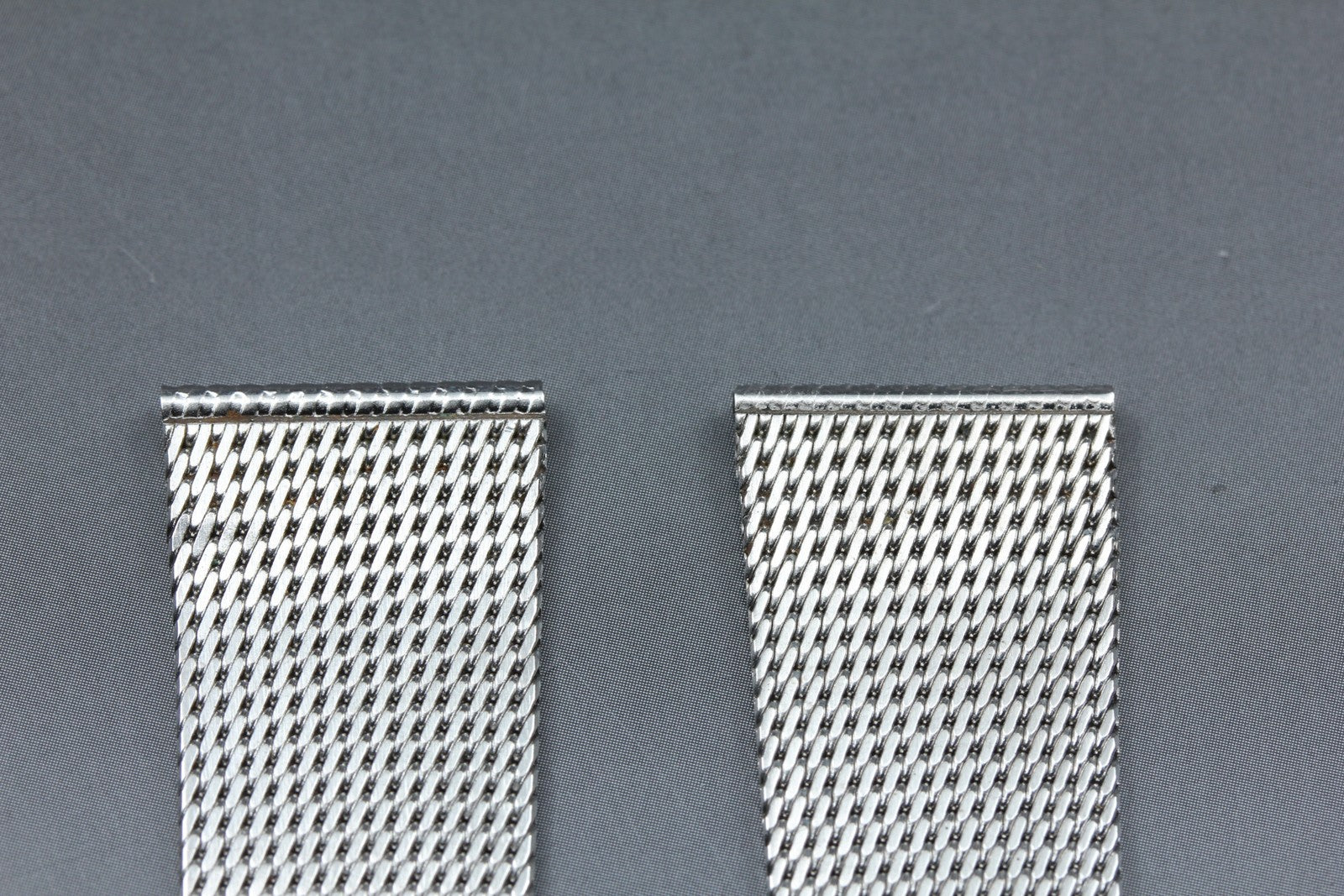 Near MINT OMEGA Milanese/Mesh Band 2039 19mm Stainless Steel Silver Men Vintage
