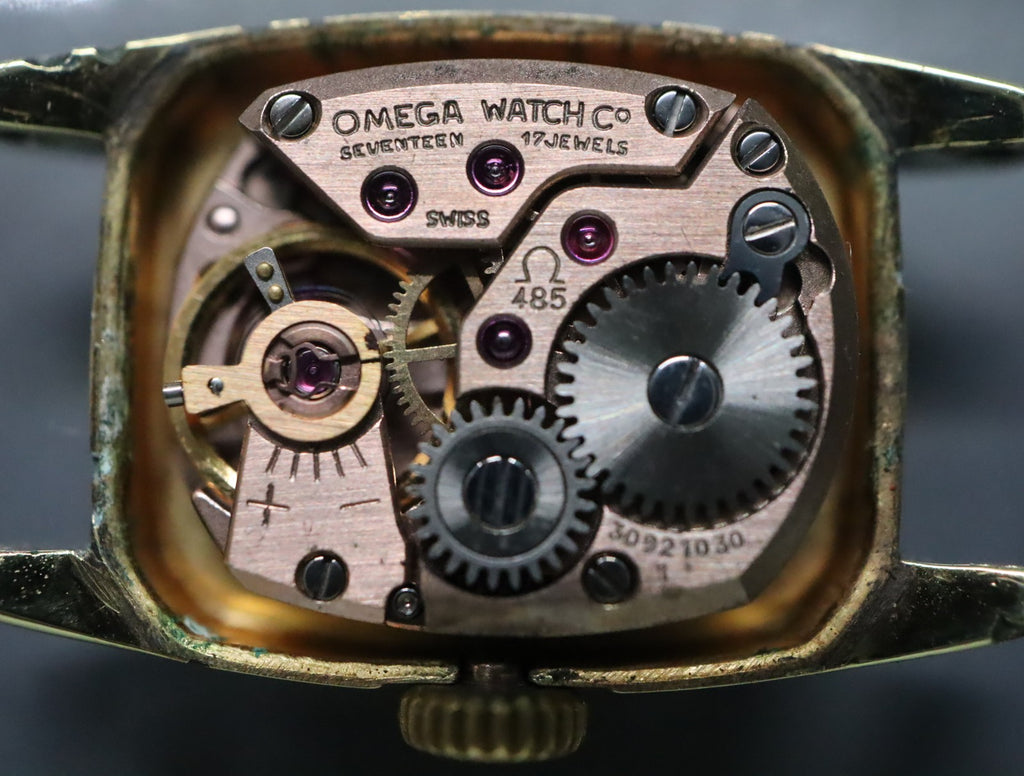 Serviced 1969 OMEGA De Ville 15mm 511.268 Manual Gold Dial Women's Vintage Exc+5