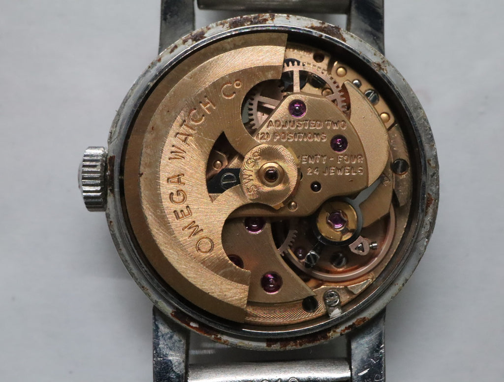 1969 Near MINT OMEGA Geneve 20mm 562.016 Automatic Silver Dial Women's Vintage