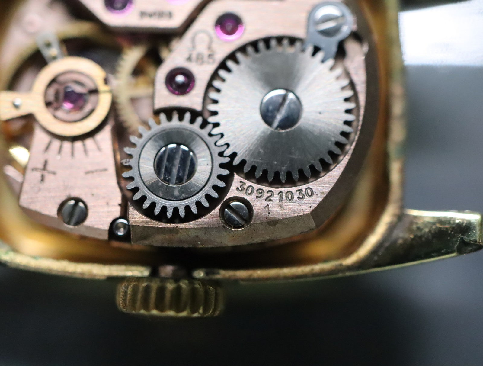 Serviced 1969 OMEGA De Ville 15mm 511.268 Manual Gold Dial Women's Vintage Exc+5