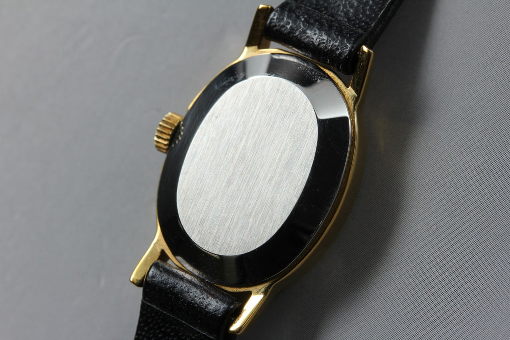 1977 Near MINT/Box OMEGA De Ville 18mm 511.0553 Manual Gold Dial Women's Vintage