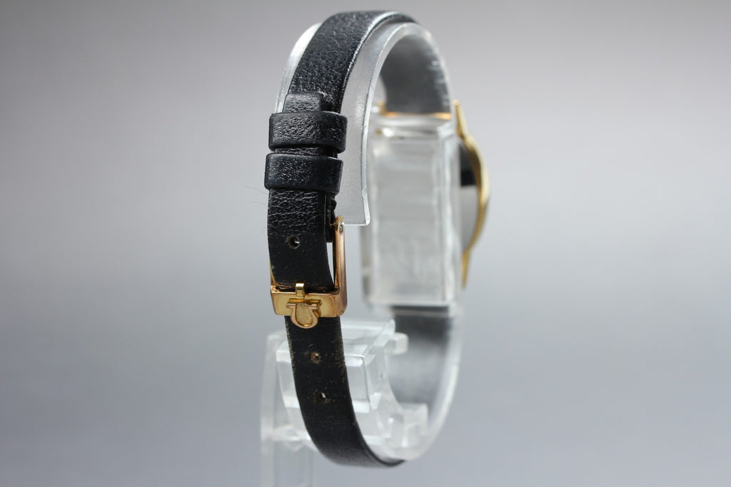 1977 Near MINT/Box OMEGA De Ville 18mm 511.0553 Manual Gold Dial Women's Vintage