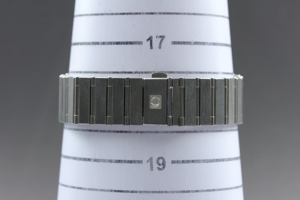 NOS/Full Set 1992 OMEGA Constellation 32mm 396.1070.1 Quartz Silver Men Vintage