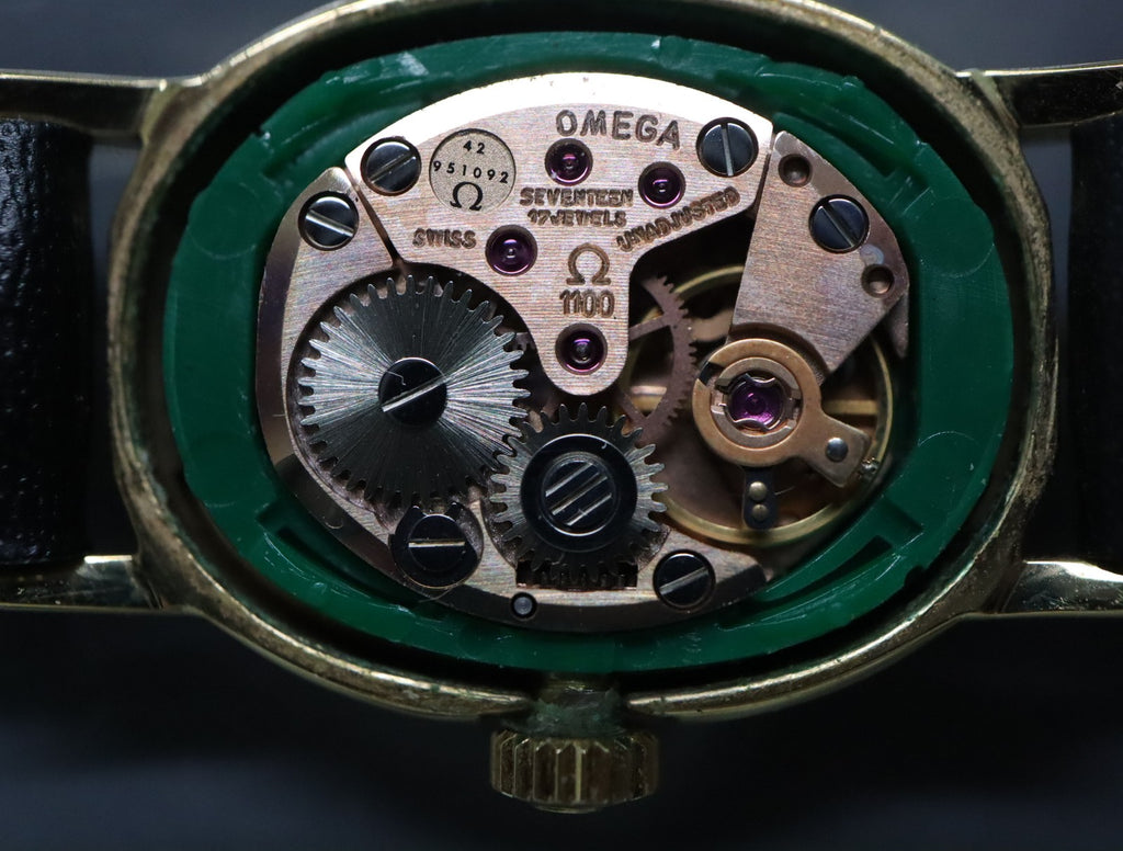 Serviced 1979 Near MINT OMEGA De Ville 18mm 511.0553 Manual Gold Women's Vintage